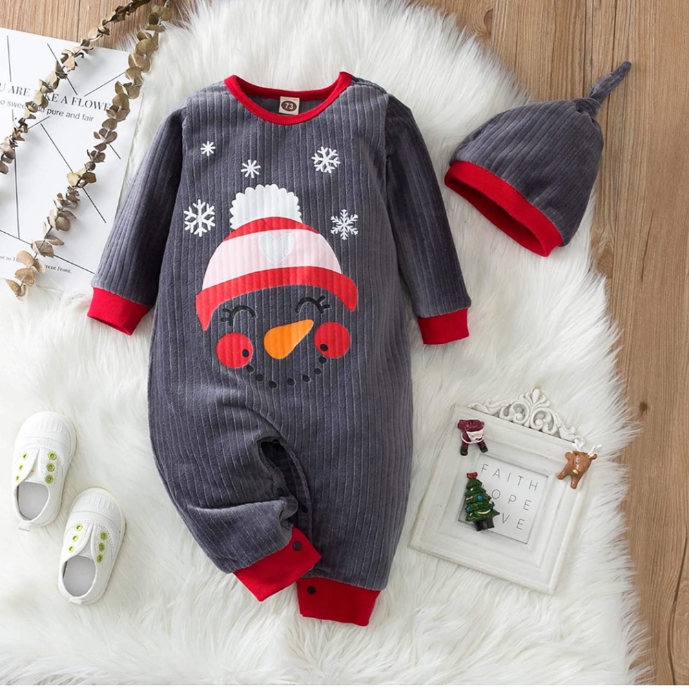 Snowman baby Winter/Christmas outfit ❄️❄️